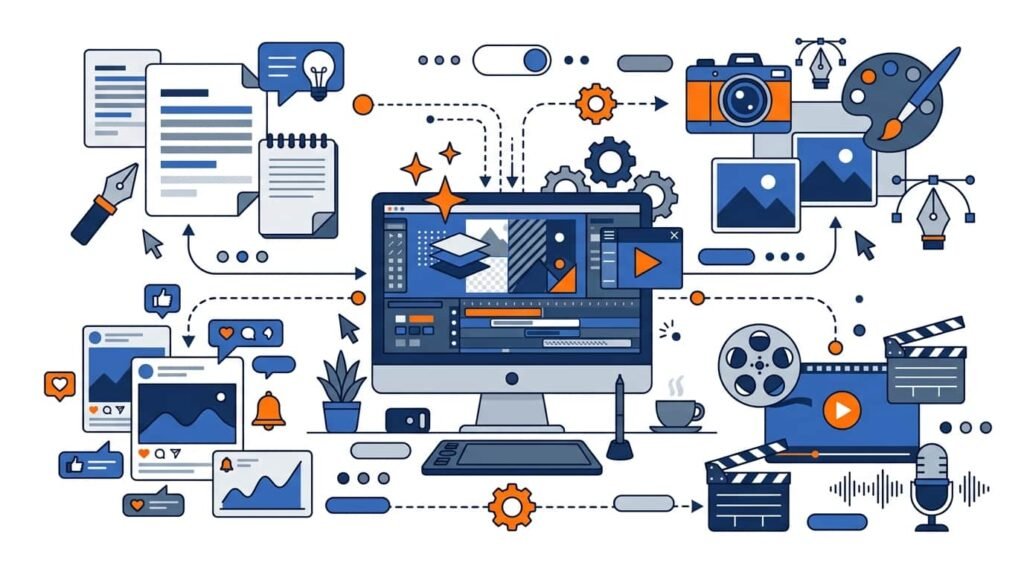 Content creation services for digital marketing