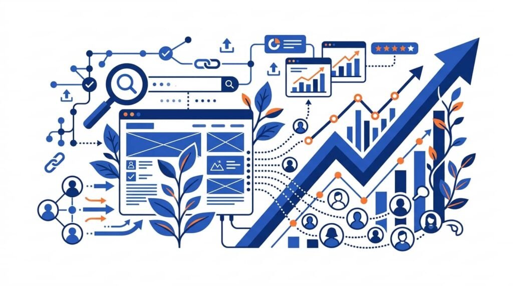 SEO strategy improving organic search growth